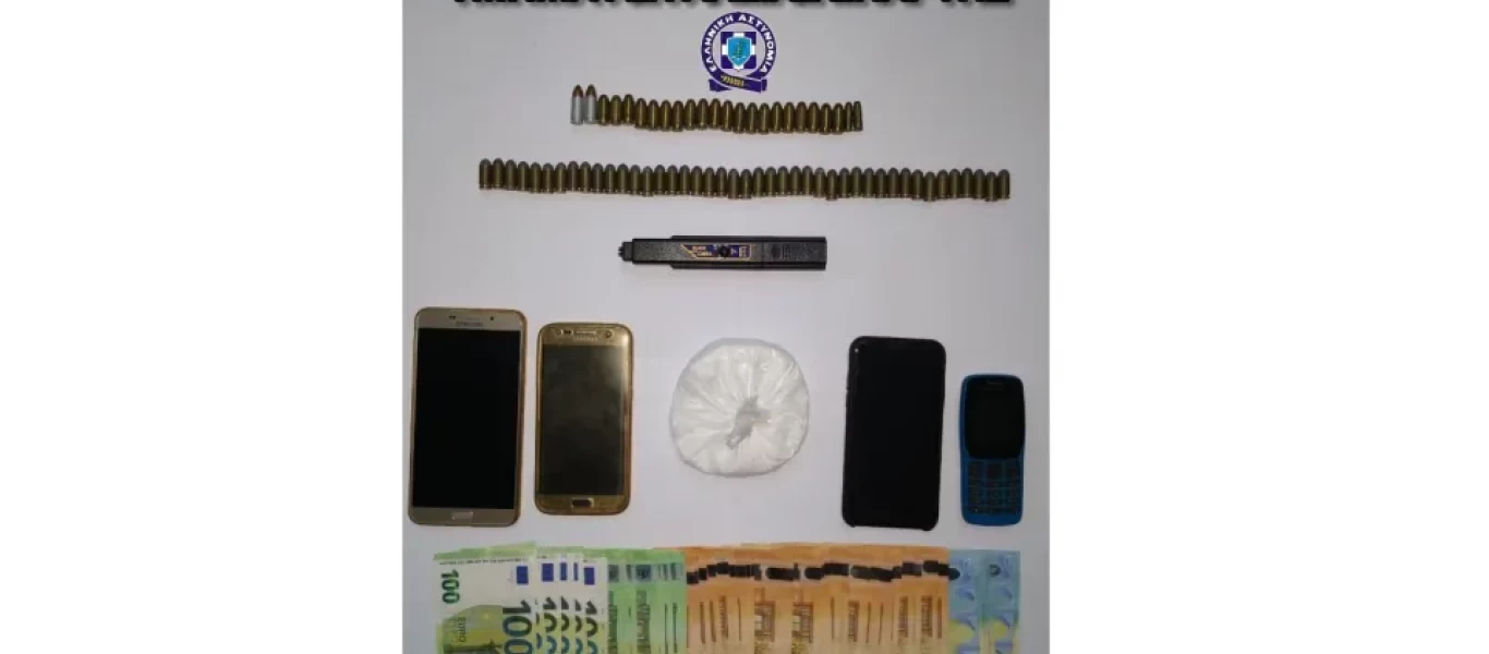 Σπάρτη: Αθλητικός παράγων συνελήφθη με κοκαΐνη και σφαίρες